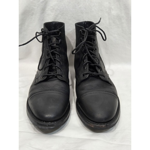 Thursday‎ Boot Co. Captain Rugged Boots Mens 12 Matte Black Cap Toe Leather Men main image 2